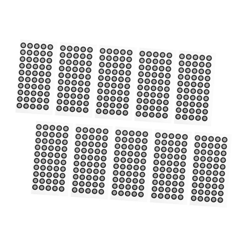 Pretyzoom 12 Sheets Reflective Marking Points Scanning Reference Dots Enhanced Performance Portable Stickers - Image 1